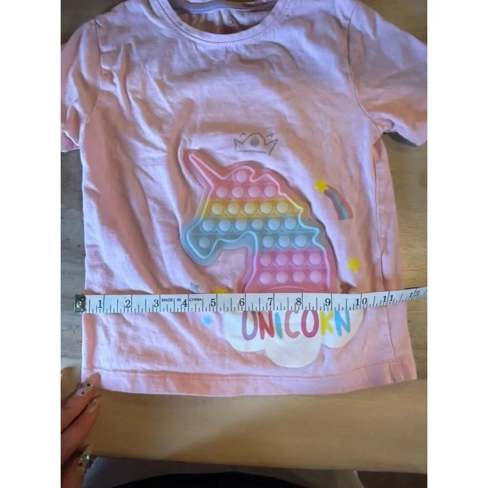 Girl's Unicorn Pop It T Shirt